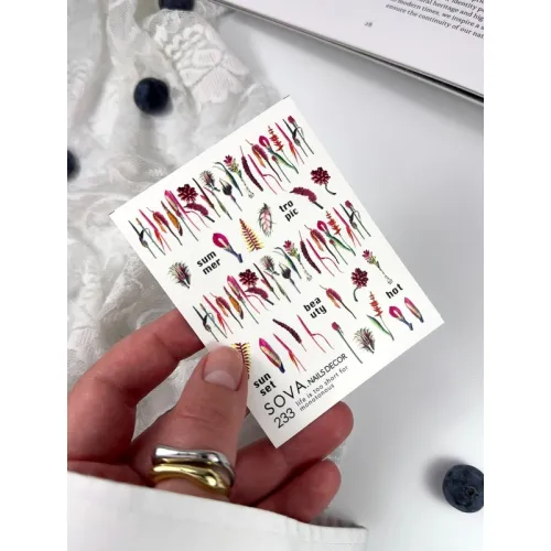 Nail Sticker 233 SOVADECOR