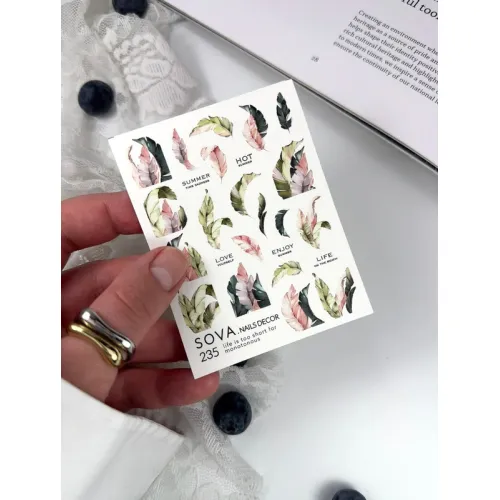 Nail Sticker 235 SOVADECOR