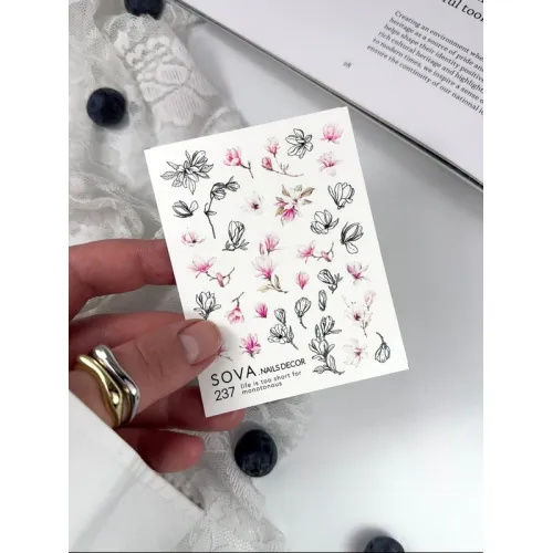 Nail Sticker 237 SOVADECOR