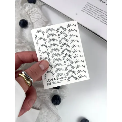 Nail Sticker 238 SOVADECOR