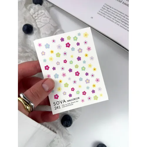 Nail Sticker 241 SOVADECOR