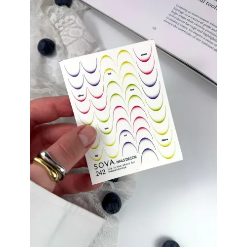 Nail Sticker 242 SOVADECOR