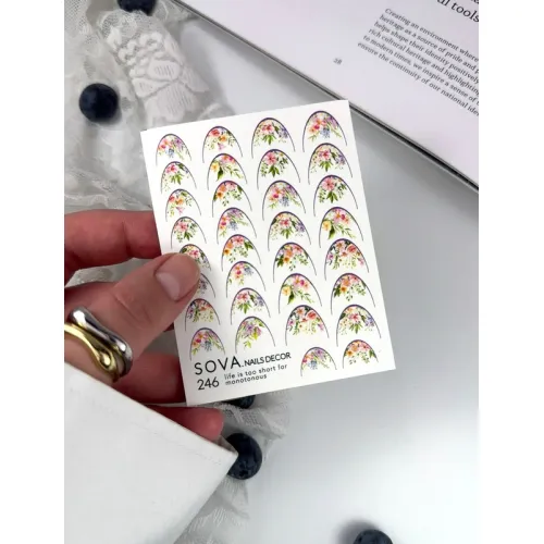Nail Sticker 246 SOVADECOR