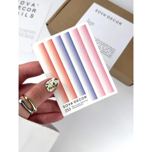 Nail Sticker 253 SOVADECOR