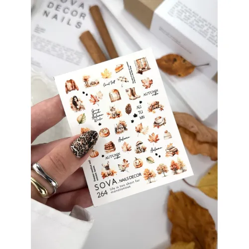 Nail Sticker 264 SOVADECOR