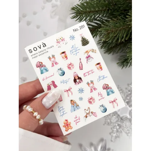 Nail Sticker 281 SOVADECOR