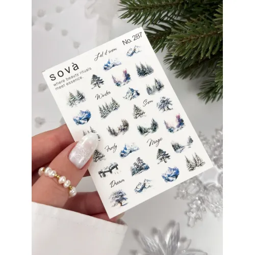 Nail Sticker 287 SOVADECOR