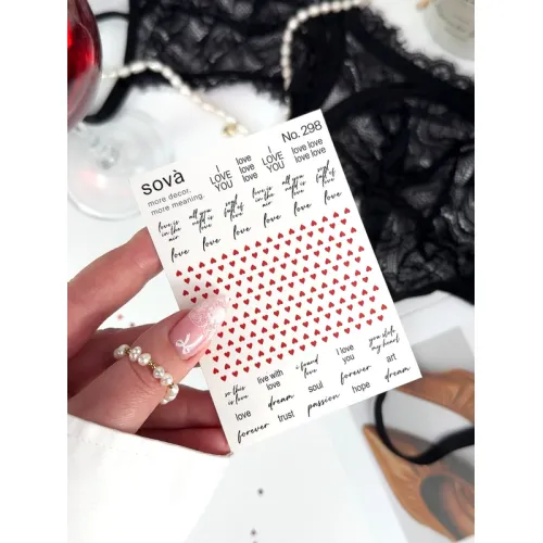 Nail Sticker 298 SOVADECOR