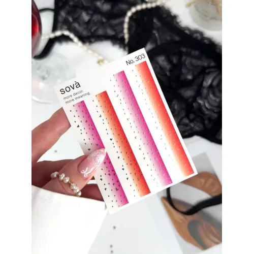 Nail Sticker foil 303 SOVADECOR