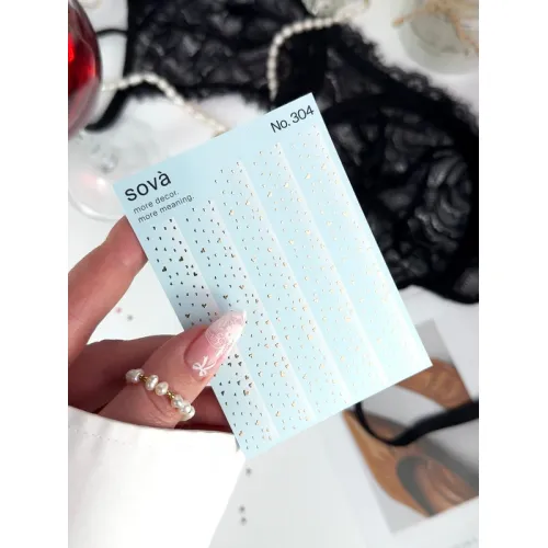 Nail Sticker foil 304 SOVADECOR