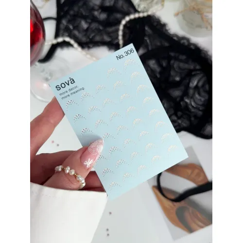 Nail Sticker foil 306 SOVADECOR