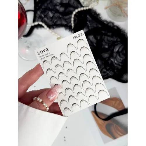 Nail Sticker foil 308 SOVADECOR