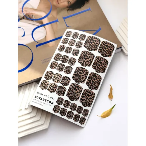 Wraps for pedicure 041 SOVADECOR