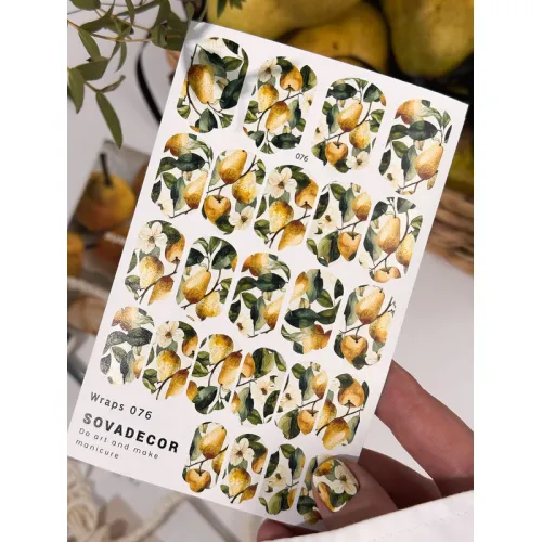 Wraps for manicure 076 SOVADECOR
