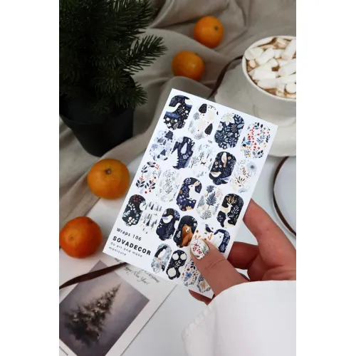 Wraps for manicure 106 SOVADECOR