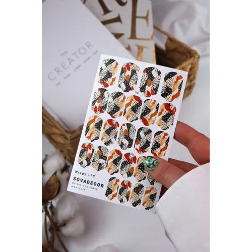 Wraps for manicure 118 SOVADECOR