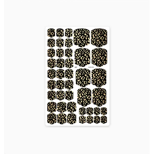 Wraps for pedicure foil 187 SOVADECOR