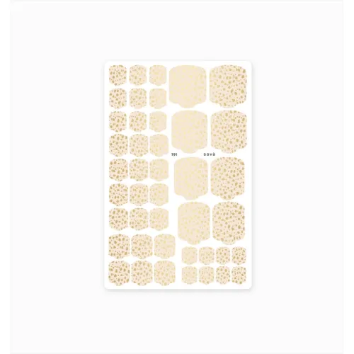 Wraps for pedicure foil 191 SOVADECOR