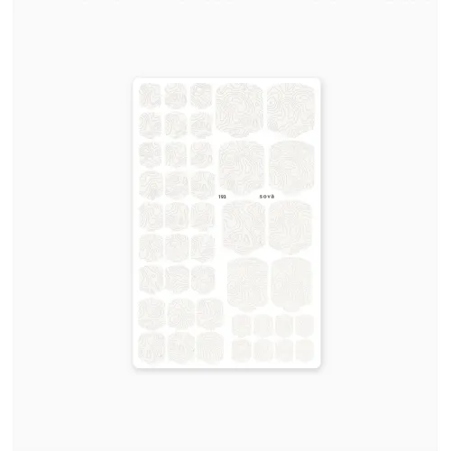 Wraps for pedicure foil 193 SOVADECOR