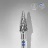 Carbide cutter for left-handers cone blue EXPERT diameter 6 mm / working part 14 mm Staleks