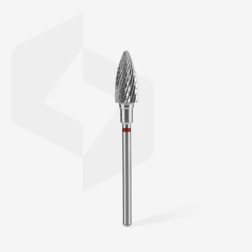 Фреза твердосплавная красная шишка EXPERT диаметр 6 мм / рабочая часть 14 мм Staleks FT110R060/14