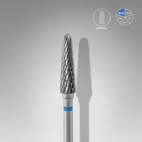 Carbide drill bit, "frustum", blue, head diameter 4 mm/ working part 13 mm Staleks FT70B040/13
