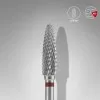 Carbide drill bit, "corn," red, head diameter 4 mm/ working part 14 mm Staleks FT90R040/14