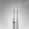 Diamond nail drill bit flame mini blue EXPERT head diameter 1 mm / working part 3 mm (FA12B010/3) Staleks Pro