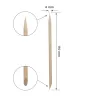 Orange stick for manicure Staleks, wooden 110 mm (100 pcs) DOS-30/100