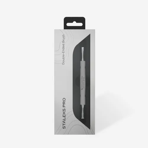 Double-sided brush EXCLUSIVE for gradient 11 mm / for design 10 mm Staleks NBX-07/12