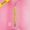 Manicure Pusher With Silicone Handle "Gummy" Staleks UNIQ 11 TYPE 2 (Slanted Pusher + Ring) PQ-11/2