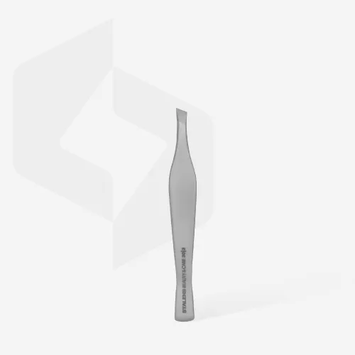 Пинцет для бровей Сталекс / Staleks  BEAUTY & CARE 30 TYPE 3 (широкие скошенные кромки) TBC-30/3