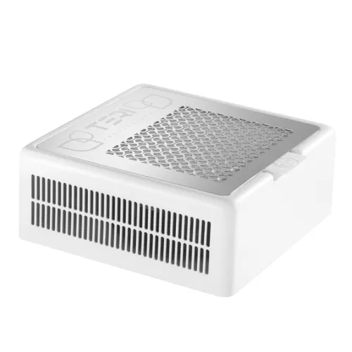 Portable nail dust collector TERI Turbo M white (silver mesh, EU plug)