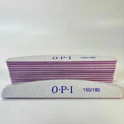 OPI Crescent Nail File 150/180, 25 pcs.