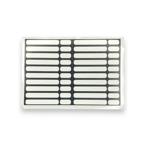 Teysha Black Nail Tip Stickers, 20 pcs