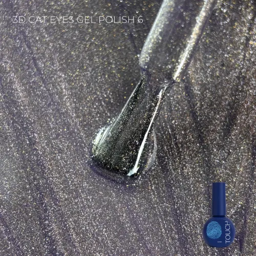 TOUCH 3D Cat Eyes Gel Polish №6, 9 ml