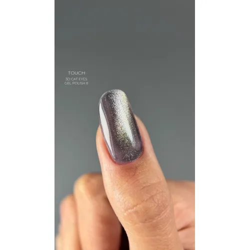 TOUCH 3D Cat Eyes Gel Polish №8, 9 ml