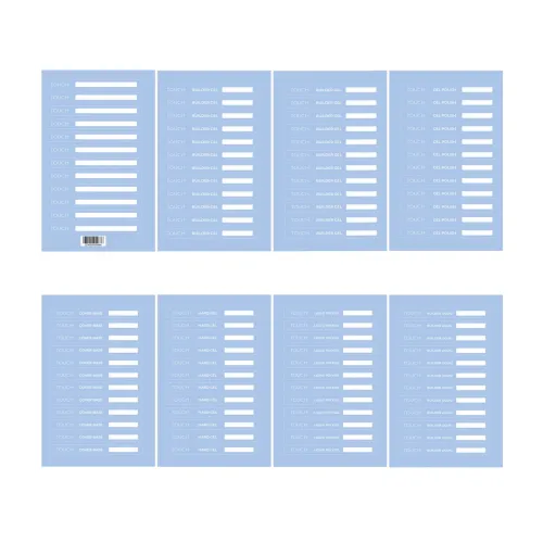 Touch Set of stickers for tips 8 pcs