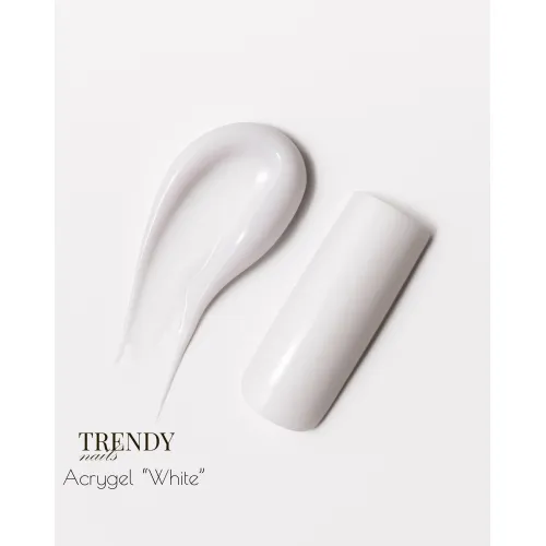 Acrygel White 30 g, TRENDY Nails