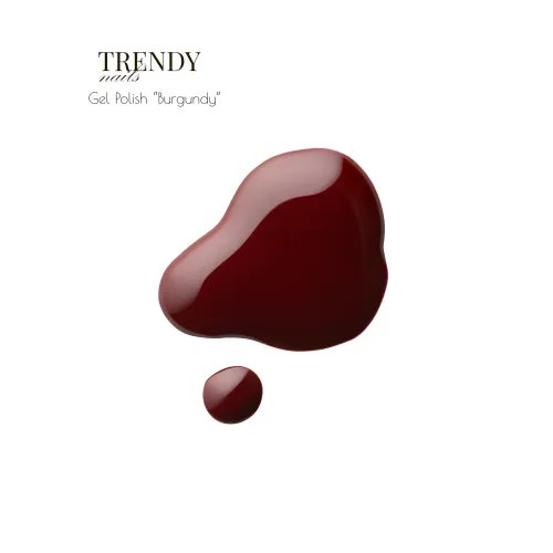 Gel polish "Burgundy" 10 ml, TRENDY Nails