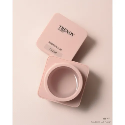 Modeling gel "Clear" 30 ml, TRENDY Nails