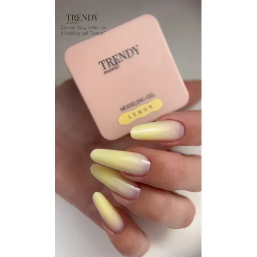 Modeling gel "Lemon" 30 ml, TRENDY Nails