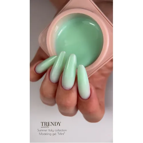 Modeling gel "Mint" 30 ml, TRENDY Nails