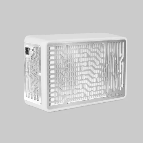 Nail dust collector Ulka Nano with HEPA filter (white, 55W, EU plug)