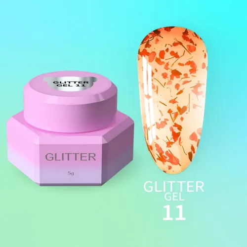 Блестки для ногтей Glitter Gel №11 5 мл YOU ARE CUTE