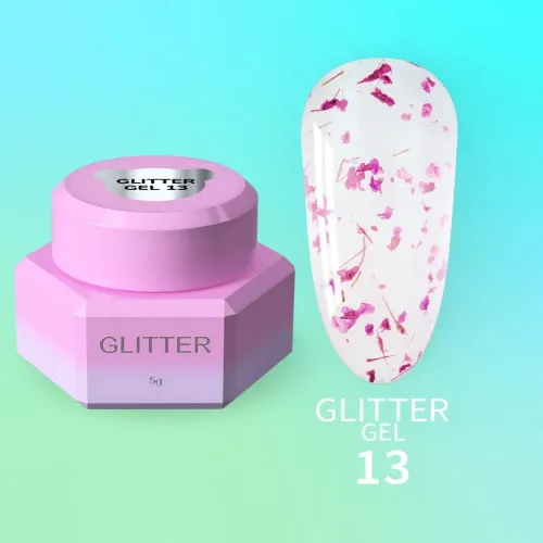 Блестки для ногтей Glitter Gel №13 5 мл YOU ARE CUTE
