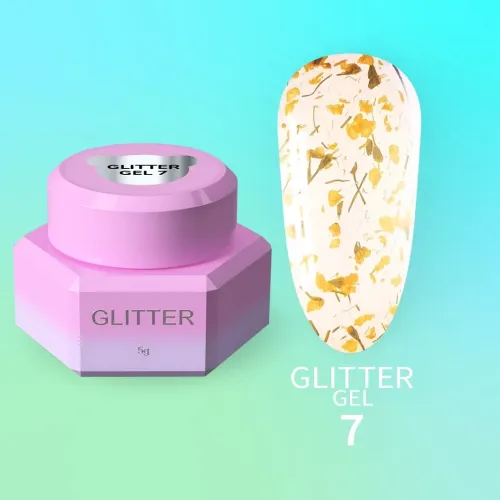 Блестки для ногтей Glitter Gel №7 5 мл YOU ARE CUTE