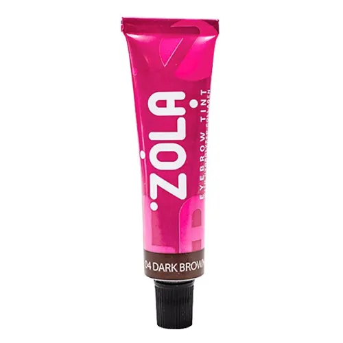 ZOLA Eyebrow Tint with Collagen 04 Dark Brown 15 мл