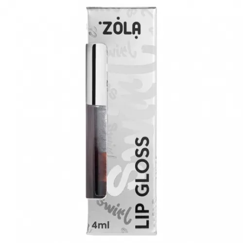ZOLA Swirl Lip Gloss Brownie 4 ml