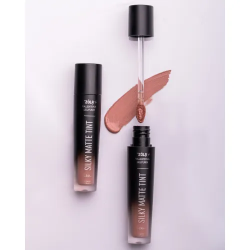 ZOLA x Valentina Lelyukh Рідкі тіні для повік Silky Matte Tint 08 Pink Opal